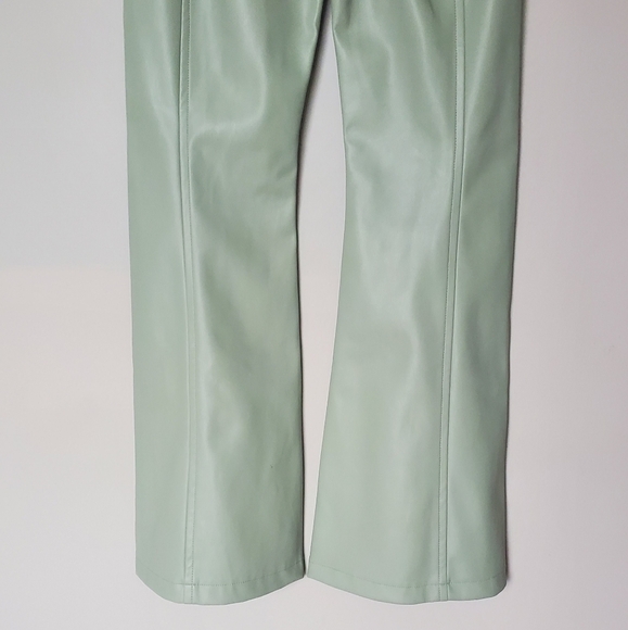 Free People Real Deal Slit Vegan Pants Seagrass 28 - Picture 8 of 11